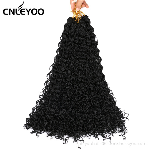 28 Inch Curly ZiZi Box Braid Crochet Hair 24 Strands Micro Box Braids Crochet For Fashion